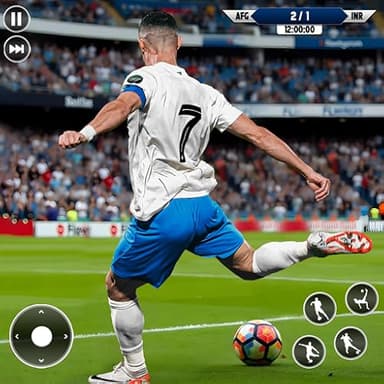 El mejor juego de deportes para móviles de fútbol con tiros libres de la liga de supermanager