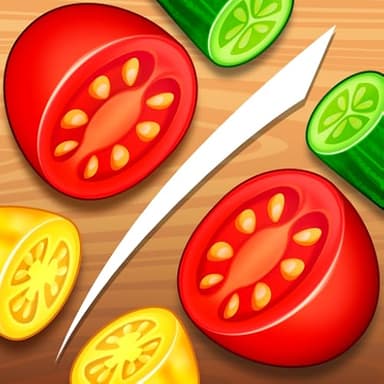 Veggies Cut: Juego de Lógica, Divertido Desafío de Rompecabezas para Adultos y Niños.