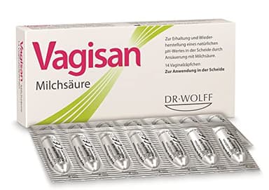 Vagisan Milchsäurezäpfchen, 14 pzas Supositorios