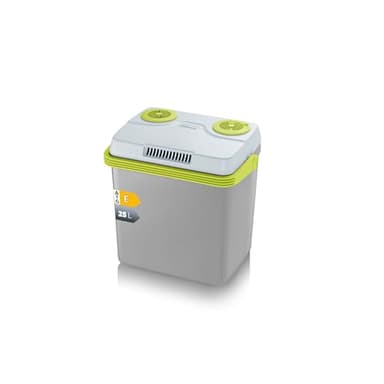 Severin TKB 2925 - Nevera portátil eléctrica con conexión USB, capacidad de 25 l, potencia 58 W, color gris verde