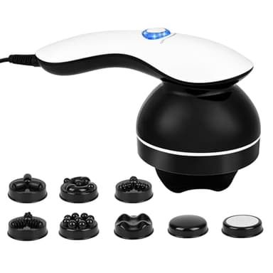 Dreamhigh® Masajeador Anticelulitico Reductor, Masajeador Celulitis EléCtrico de Mano con 8 Maquina Anticelulitis, Dispositivo para Reafirmar y Moldear la Piel, Abdomen, GlúTeos y Piernas