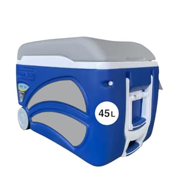 Pinnacle Nevera con Ruedas 45 litros - Nevera Portatil para Eventos - Nevera Gran Capacidad de Aislante Térmico - Nevera Camping Viajar