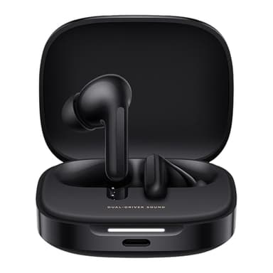 XIAOMI Redmi Buds 6 - Auriculares inalámbrico, cancelación de Ruido, Ligero, 10 Horas de autonomía y 42 Horas con el Estuche de Carga, Bluetooth, Negro (Versión ES)